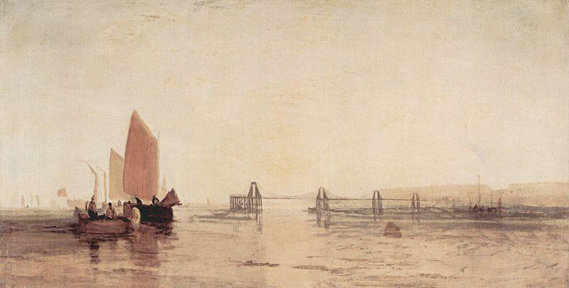 Joseph Mallord William Turner Die Chain-Pier von Brighton